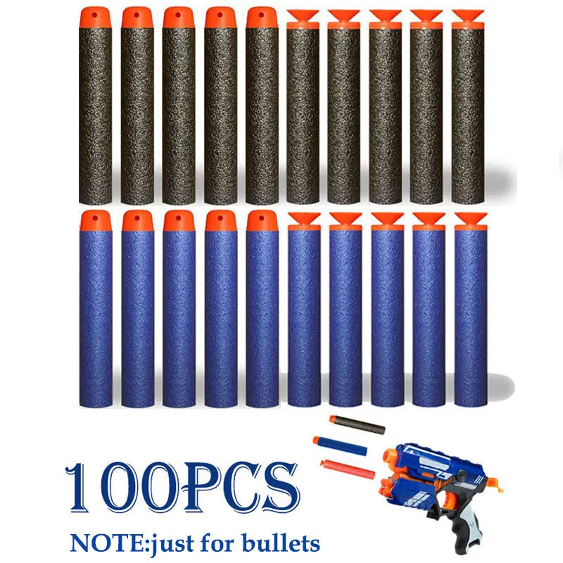 EVA Soft Hollow Round Head Sucker Refill Darts Bullets for Nerf EVA Military Gift Gun Bullet Toys Xmas Children Gift Nerf Gun