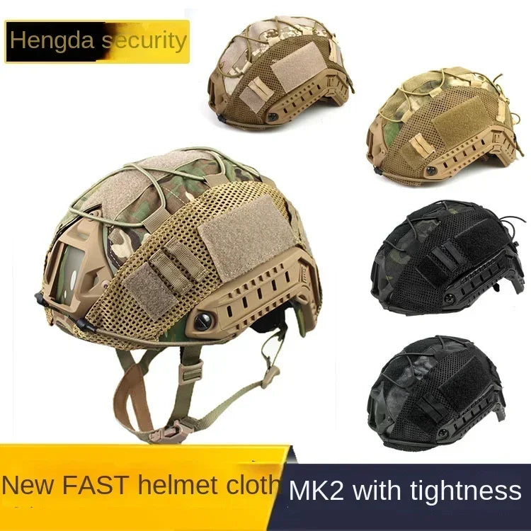 ONLY COVER FAST Helmet Cloth Camouflage Helmet Cover Elastic Rope Camouflage CP Russian Little Green Men Tactical Helmet