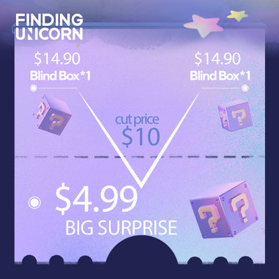 Finding Unicor FINDING SURPRISE LUCKY BAG With Blind Box Action Figure Kid Toy Birthday Gift Mystery Box Collectible Cute Action