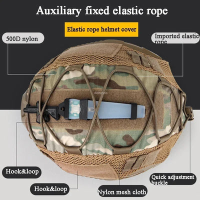 Tactical Helmet Cover for Fast MH PJ BJ Helmet Airsoft Paintball Helmet Cover