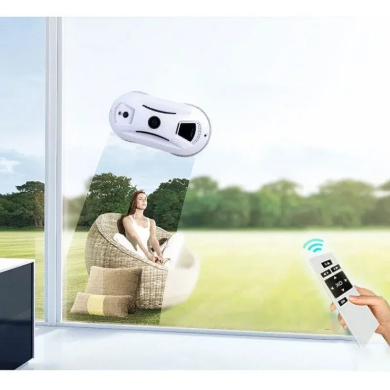 Window Cleaning Robot Intelligent Window Washer Robot Vacuum Cleaner Window Cleaner Electric Glass With Remote Control