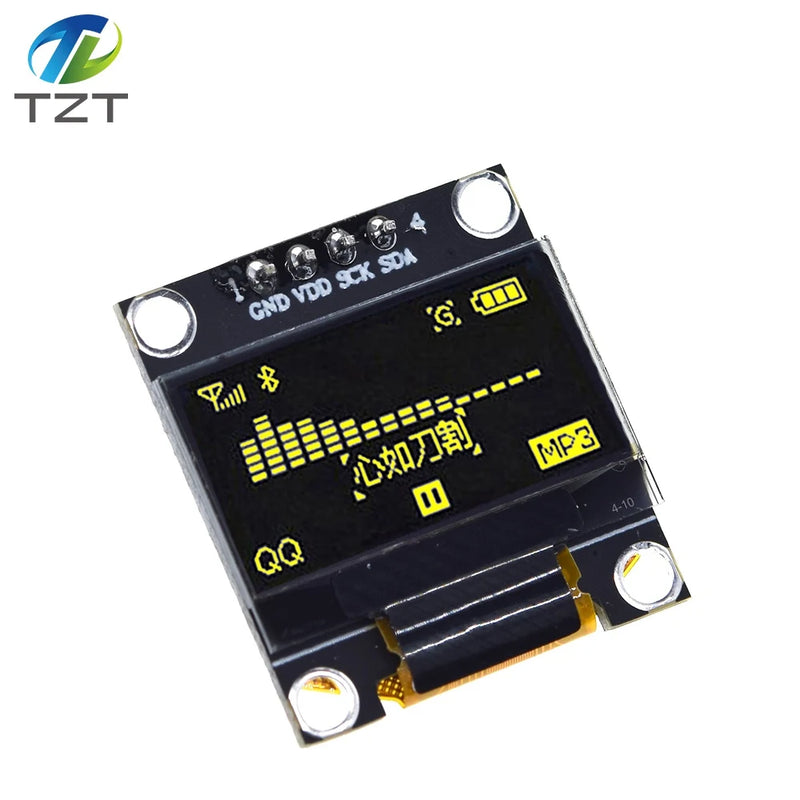 4pin 0.96" White/Blue/Yellow blue 0.96 inch OLED 128X64 OLED Display Module 0.96" IIC I2C Communicate for arduino