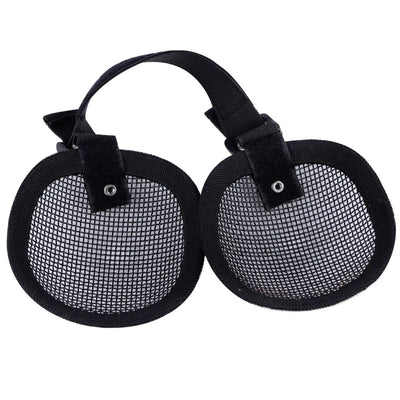 Tactical Steel Mesh Ear Protector for FAST Helmet, Airsoft Field Equipment Ear Protection Cover for Most Fast Helmets