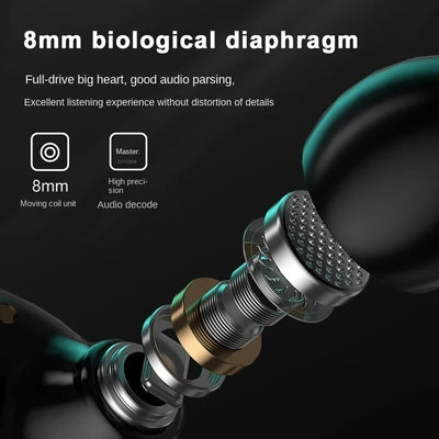 M25 TWS Wireless Bluetooth 5.3 Headset HiFi Stereo Earbuds Noise Cancellation Smart Touch Sweatproof Gaming Headset with Mic