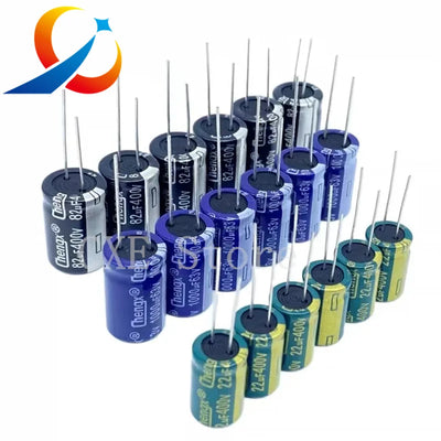 10V 16V 25V 35V 50V 63V 100V 200V 250V 400V Aluminum Electrolytic Capacitor 20% 100UF 470UF 680UF 1000UF 1500UF 2200UF 3300UF