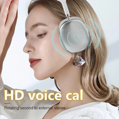 New P9 Wireless Bluetooth Headphones Noise Cancelling with Microphone Pods Over Ear Sports Gaming Headset for Apple IPhone