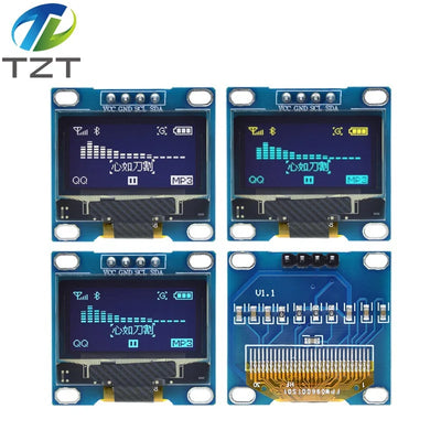 TZT ROHS Certification 0.96 inch oled IIC Serial White OLED Display Module 128X64 I2C SSD1306 12864 LCD Screen Board For Arduino