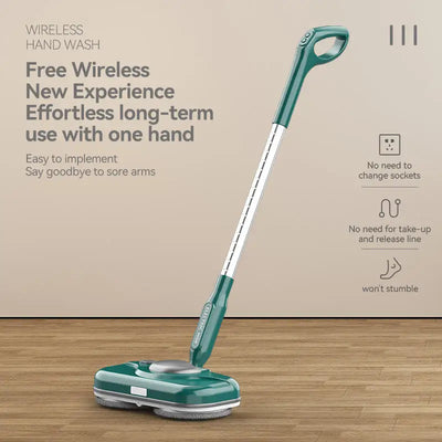 Smart Electric Mop with Bucket Rechargeable Handheld Window Cleaner Floor Cleaning Sweeping and Mopping Machine