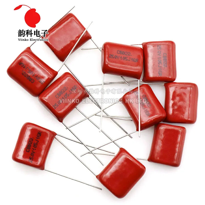 10PCS 63V 100V 250V 400V 450V 630V 2000V CBB Polypropylene film capacitor 101 103 104 105 125J 221 222 223 224 225 332 333 334