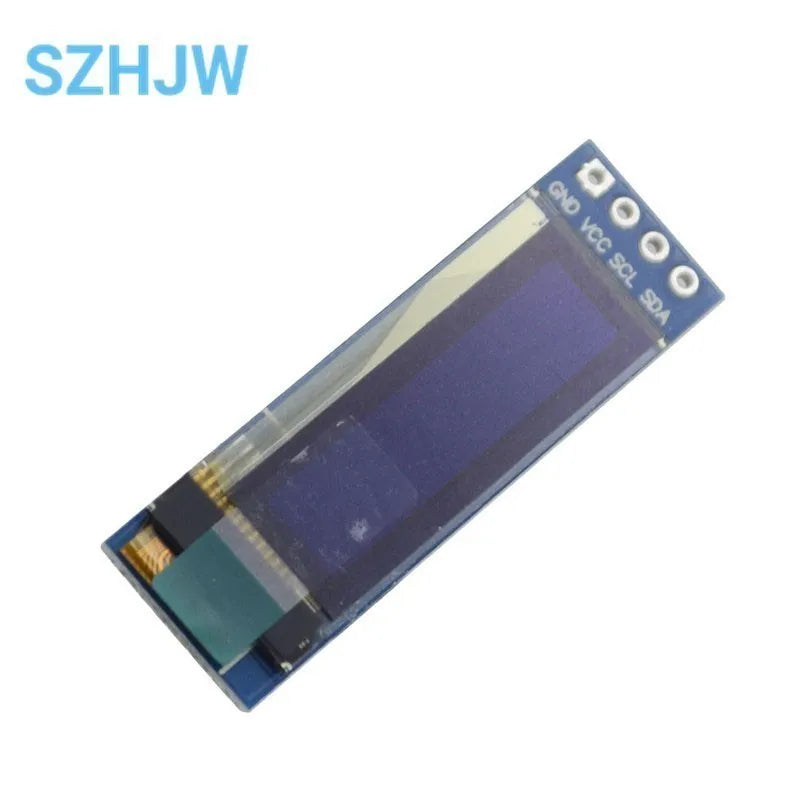 0.91 Inch 128x32 IIC I2C White / Blue OLED LCD Display DIY Module SSD1306 Driver IC DC 3.3V 5V for arduino