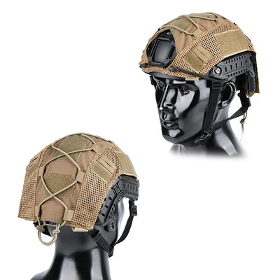 WADSN Tactical Helmet Cover With Elastic Rope Fixed Helmet Signal Light Fast Helmet Cover Suitable For Outdoor Hunting Accessory