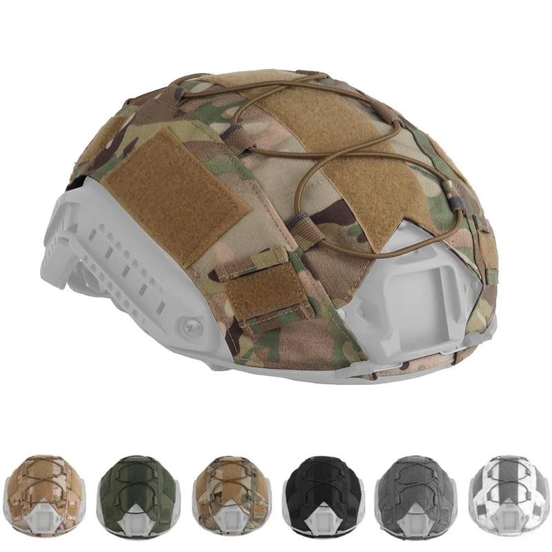 FAST Tactical Helmet Cover Lightweight Outdoor Hunting Shooting Wargame Helmets Cloth Camouflage Paintball Helmet Cover