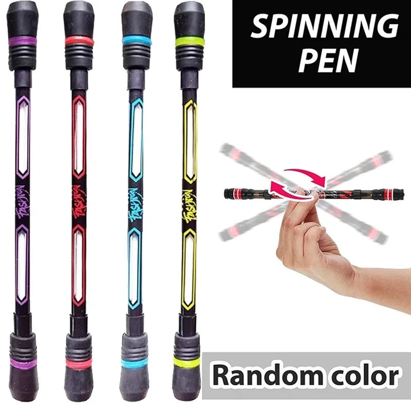 Fingertip Spinner Toy Kid Adult Stress Relief Spinning Pen Anti Anxiety Anti-slip Hand Spinner Stable Pivot Pen School Supplies