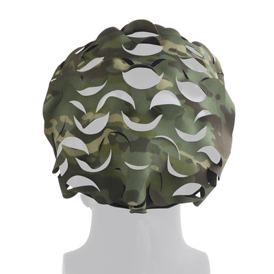 Tactical Helmet Accessories 3D Camouflage Helmet Cloth Cover  Camo Laser Cut Leaf Shape Lightweight Laser Cut Helmet Cvoer