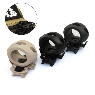 1pc Helmet Special Lighting Flashlight Support Tactical Helmet Clamp Adaptor Outdoor Sports Cycling Headlight Holder