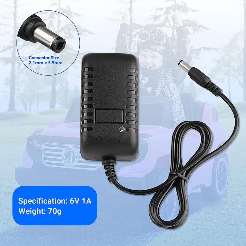 6V Battery Charger for Ride on Toys,6V Charger for Ride on Car Best Choice Products SUV Powered Accessories