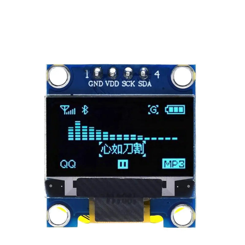 4pin 0.96" White/Blue/Yellow blue 0.96 inch OLED 128X64 OLED Display Module 0.96" IIC I2C Communicate for arduino