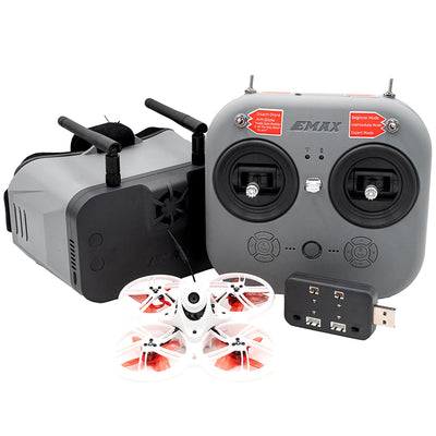 EMAX Tinyhawk III Plus/Plus Freestyle FPV Racing Drone Kit RTF BNF 1/2S 2.4GHz ELRS with E8 Transmitter Analog/HD Zero