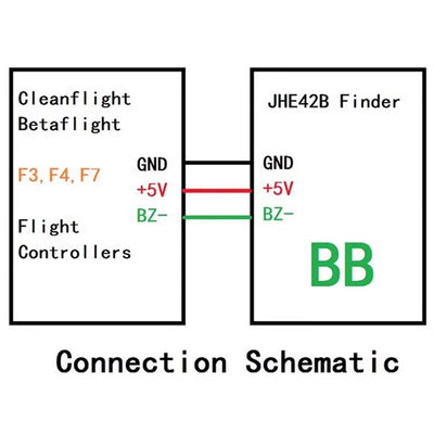 Mini JHE42B Finder 5V 110Db Super Loud Buzzer Tracker With LED Buzzer Alarm For FPV Racing Drone Flight Controller