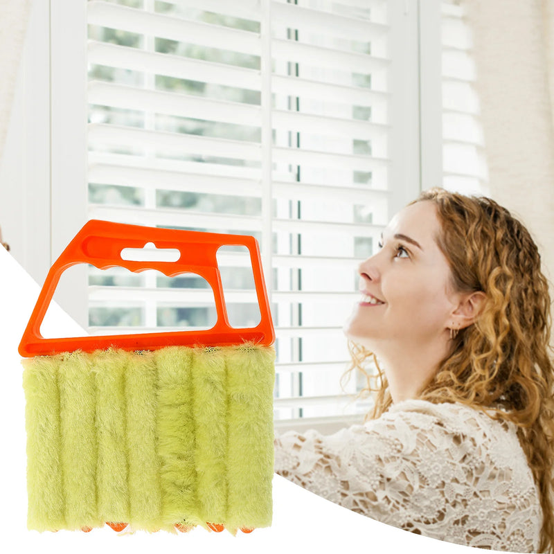 Handheld Mini Blinds Cleaner Shutters Cleaning Brush Useful Microfiber Air Conditioner Duster Electric Fan Cleaner Washable Tool