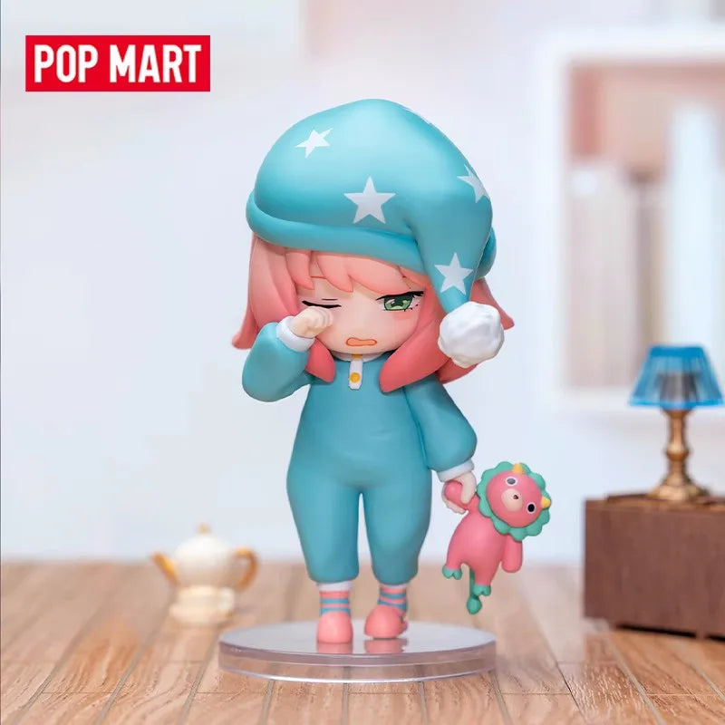 POP MART Spy X Family Anya Series Blind Box Toys Cute Figures Doll Mystery Box Kawaii Model Surprise Bag for Girls Birthday Gift