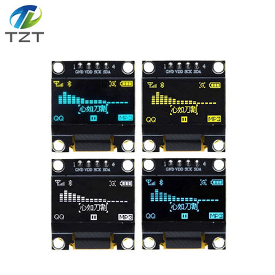 4pin 0.96" White/Blue/Yellow blue 0.96 inch OLED 128X64 OLED Display Module 0.96" IIC I2C Communicate for arduino