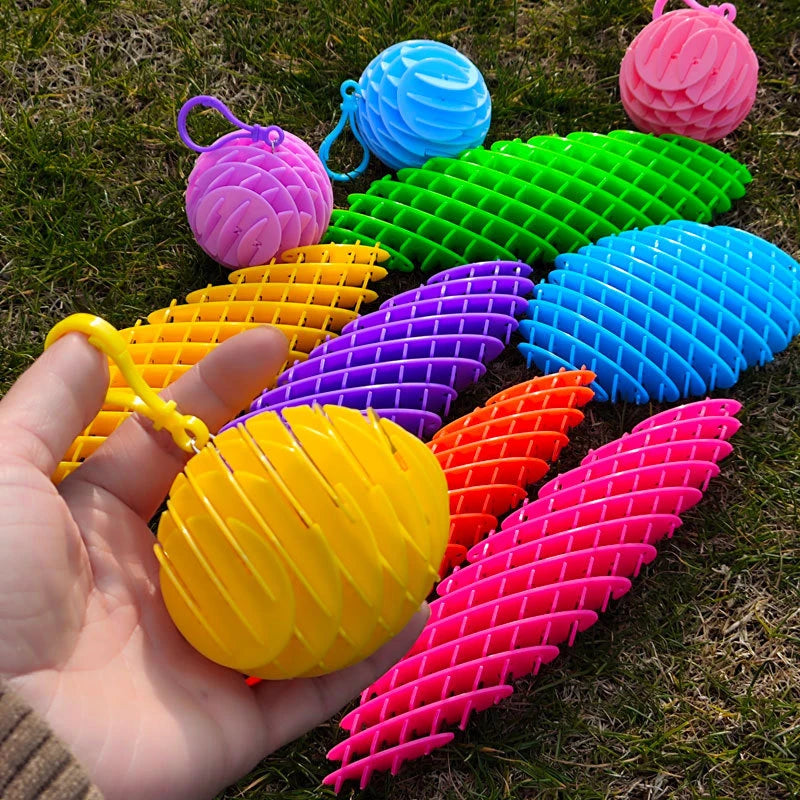 Portable Stretchy Squeeze Toys Fidgets Worm Toy Sensory Slug Toy for Kids Adults Office Workers Students Stress Anxietys Relief