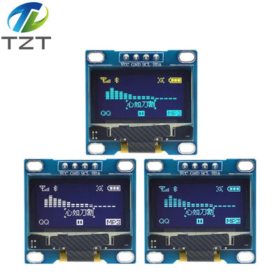 TZT ROHS Certification 0.96 inch oled IIC Serial White OLED Display Module 128X64 I2C SSD1306 12864 LCD Screen Board For Arduino