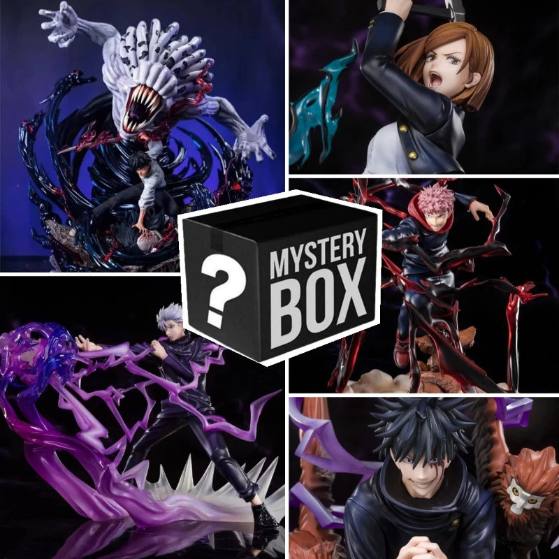 10-30cm Jujutsu Kaisen Anime Figure Lowest Price Mystery Box Surprise Mystery Box Okkotsu Yuta Yuji Gojo Satori Megumi Lucky Box