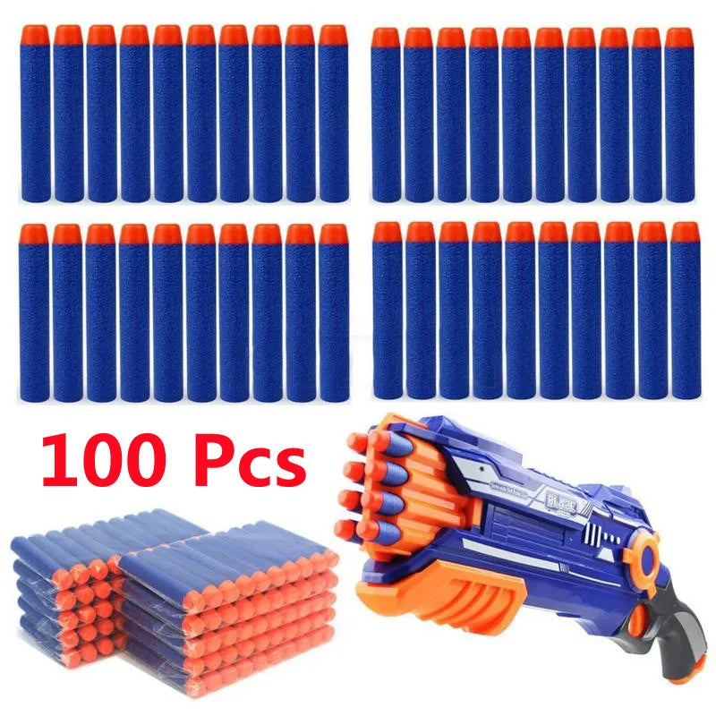 Nerf Bullets EVA Soft Hollow Hole Head 7.2cm Refill Bullet Darts for Nerf Toy Gun Accessories for Nerf Blasters