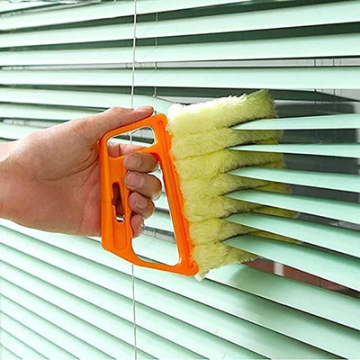 Vent Blinds Cleaner Cloth Brush Window Cleaning Brush Microfiber Air Conditioner Duster Car Electric Fan Cleaner Washable Tool