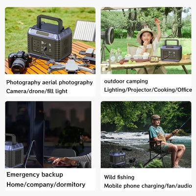 300W Portable Ternary Lithium Charging Station 220V 48000mAh Outdoor Energy Storage Power Supply Camping RV Multi-function USB