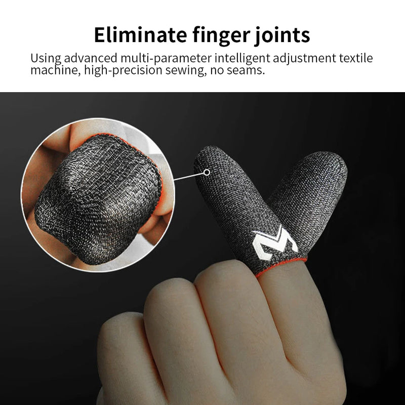 MEMO Gaming Finger Sleeve For PUBG Mobile Game Fingertips Cover Sweatproof Anti-slip Touch Screen Fingertip Thumb Finger Gloves