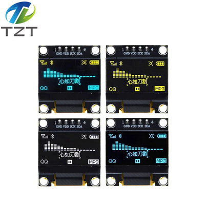 TZT ROHS Certification 0.96 inch oled IIC Serial White OLED Display Module 128X64 I2C SSD1306 12864 LCD Screen Board For Arduino