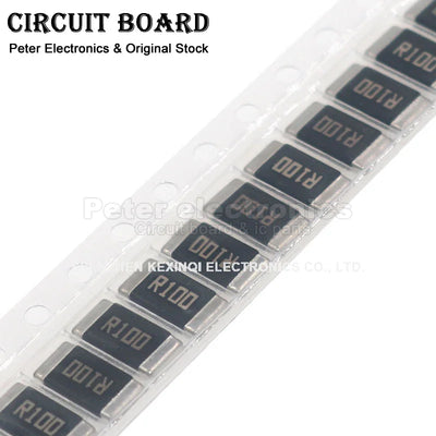 20PCS 2512 SMD Alloy Resistor 2W 1% 0.1R 0.1 ohm R100 R010 R020 R050 R100 R200 R220 R330 R470 R500 1R00 Resistance