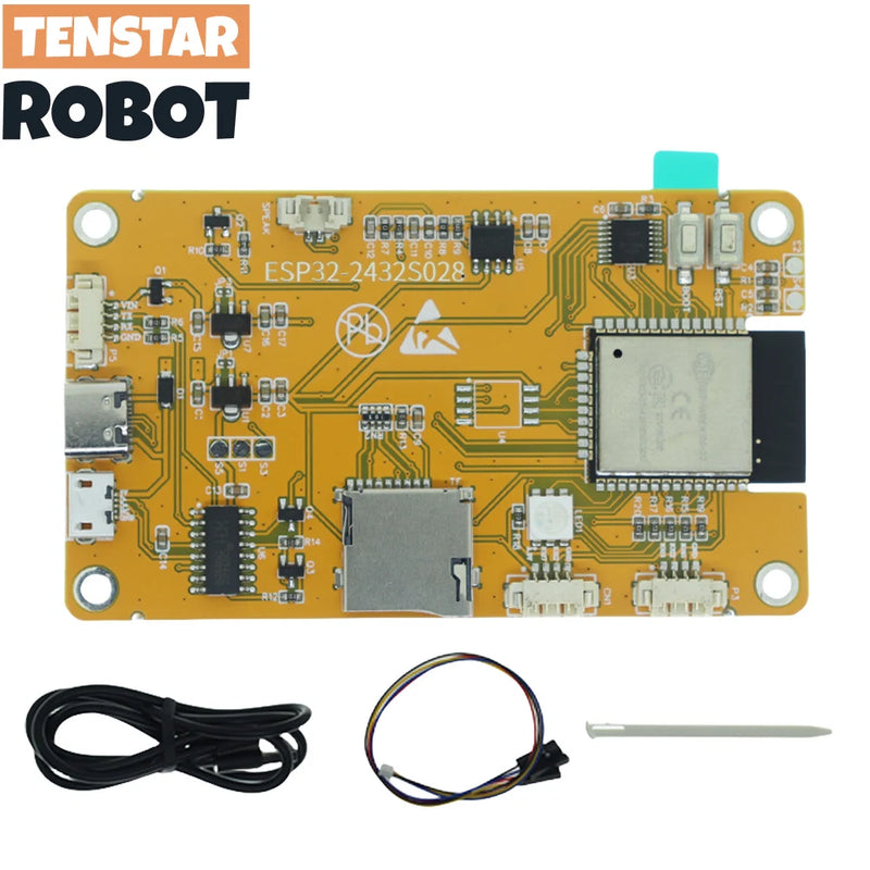 TENSTAR ROBOT ESP32 Arduino LVGL WIFI&Bluetooth Development Board 2.8 Inch 240*320 Smart Display Screen TFT Module With Touch