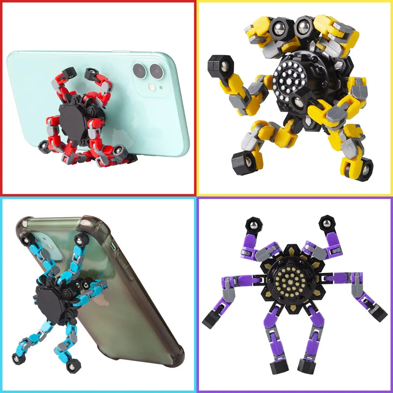 Fluorescent Fidget Spinners Stress Relief Sensory Toys for Boys and Girls Fingertip Gyros for ADHD Autism for Gifts