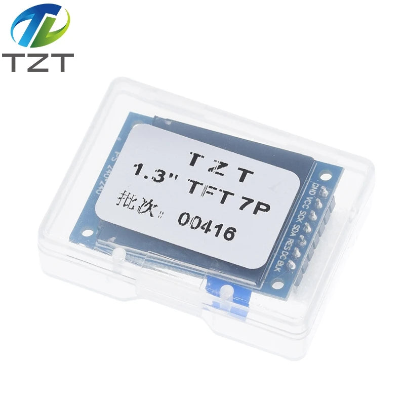 TFT Display 0.96 / 1.3 inch IPS 7P SPI HD 65K Full Color LCD Module ST7735 / ST7789 Drive IC 80*160 240*240 (Not OLED)