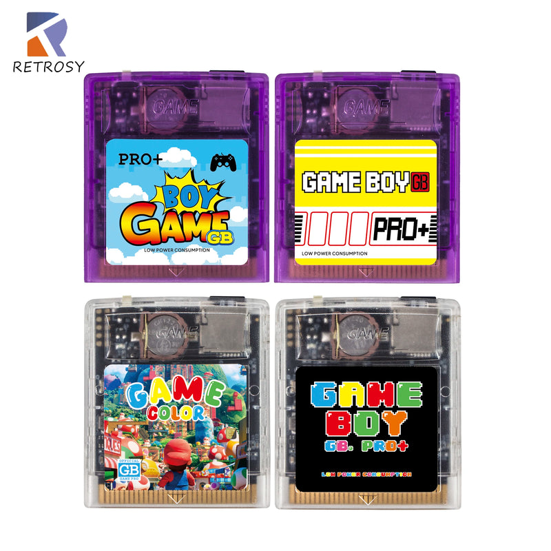 3000 IN 1 Game Cartridge for Gameboy Color Game Boy Everdrive Cart GB GBC Retro Collection with One Button Reset Function