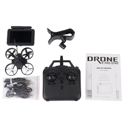 RC Micro FPV Racing Quadcopter 5.8GHZ 4-Channels 6-Axis 800TVL Camera 3 Inch Auto Search LCD FPV Monitor FPV Drone Gift