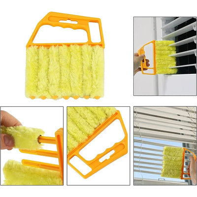 Vent Blinds Cleaner Cloth Brush Auto Air Conditioner Microfiber Air Conditioner Duster Electric Fan Cleaner Washable Tool