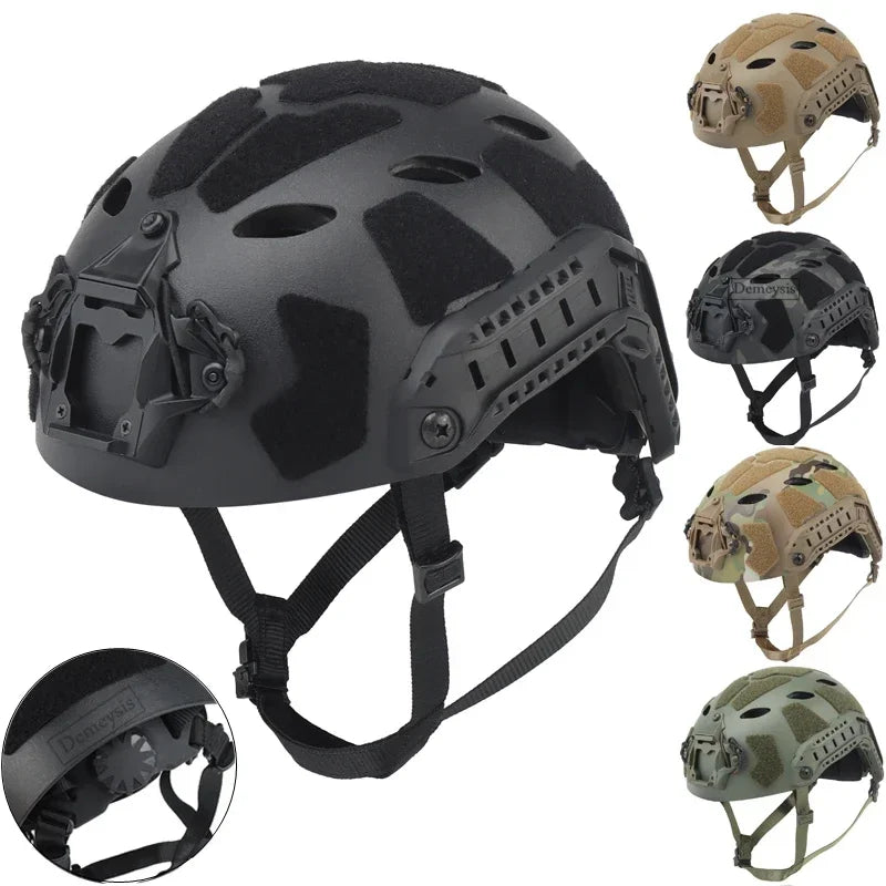 Tactical Fast Helmet Airsoft  CS Game Helmets Outdoor Sports Hunting Shooting Paintball Head Protective Gear