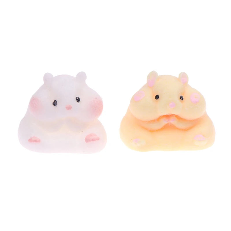 Super Soft Cute Q-Bullet Simulated Hamster  Toy Mini  Toys Kawaii Stress Relief Squeeze Toy TPR Decompression Toy