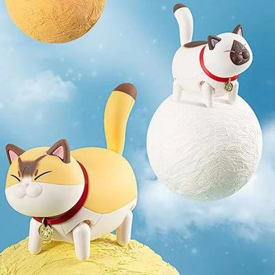 Electric Cat Blind Box Walking Animal Mysterious Surprise Box Figure Toys Guess Bag Diy Fat Cat Kids Birthday Toys Gifts