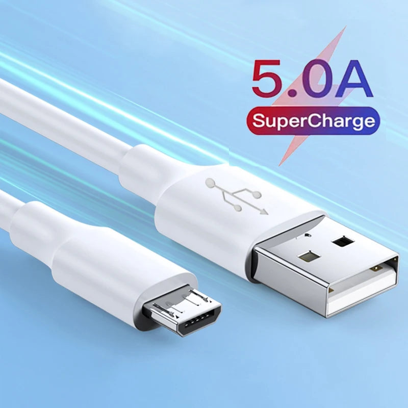 Micro USB Cable 5A Fast Charging Wire Mobile Phone Micro USB Cable For Xiaomi redmi Samsung Andriod Micro usb Data Cable Cord