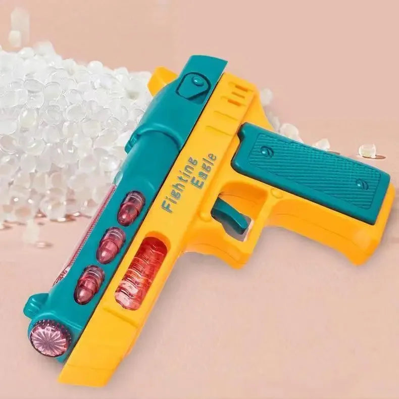 Light UP Sound Effect Toy Gun Spinning LED Non-firing AK47 Pistol Submachine Gun Police Role Play Prop Kids Birthday Gift