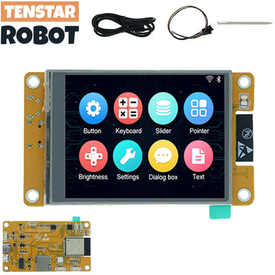 TENSTAR ROBOT ESP32 Arduino LVGL WIFI&Bluetooth Development Board 2.8 Inch 240*320 Smart Display Screen TFT Module With Touch