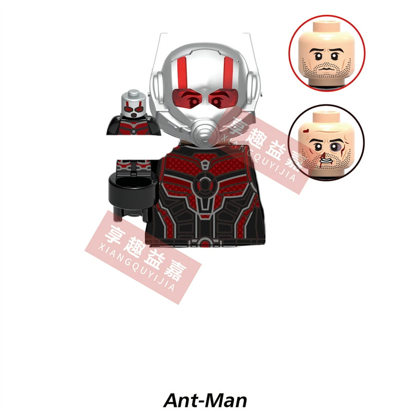 Mini action toy figures Building Blocks Ant-Man and the Wasp Movies hero dolls Educational assemble Toys Gifts For Children