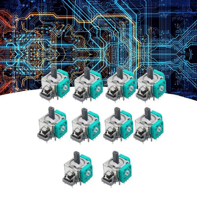 10Pcs 3D Analog Joystick For PS5 Game Console Joystick Replacement Sensor Module Potentiometer