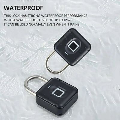 Electronic Lock Tuya Bluetooth Fingerprint Padlock Digital Luggage Lock APP Temporary Password Remotely IP67 Decompression Toys